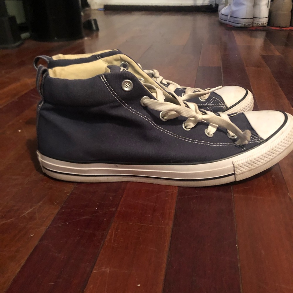 Converse Navy High-Tops - Picture 5 of 7